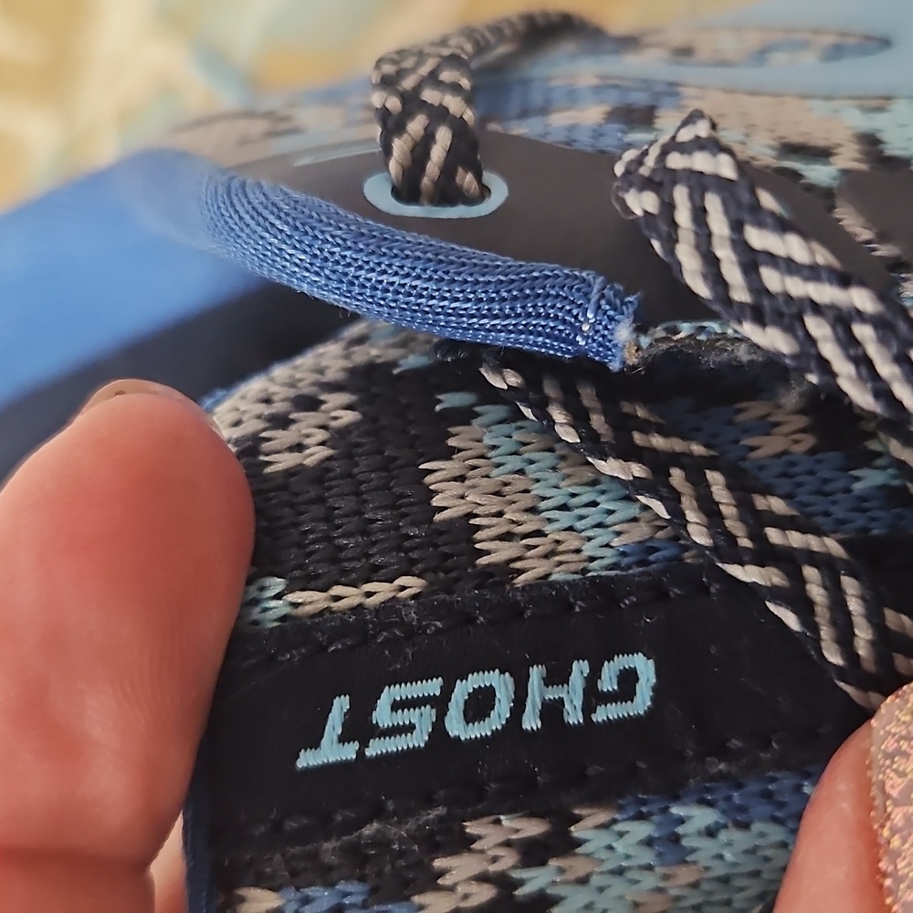 Brooks GHOST Vibrant Blue Camouflage Sneakers MENS SIZE 9.5 OR WOMEN 11 - Picture 4 of 12